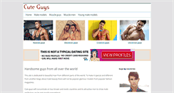 Desktop Screenshot of cuteguys.net